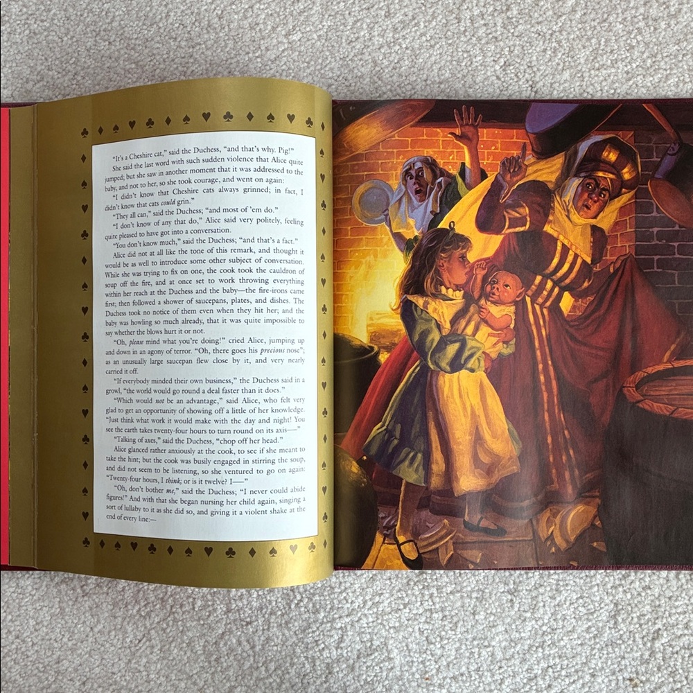 Alice in Wonderland Hardcover Book - Picture 6 of 9